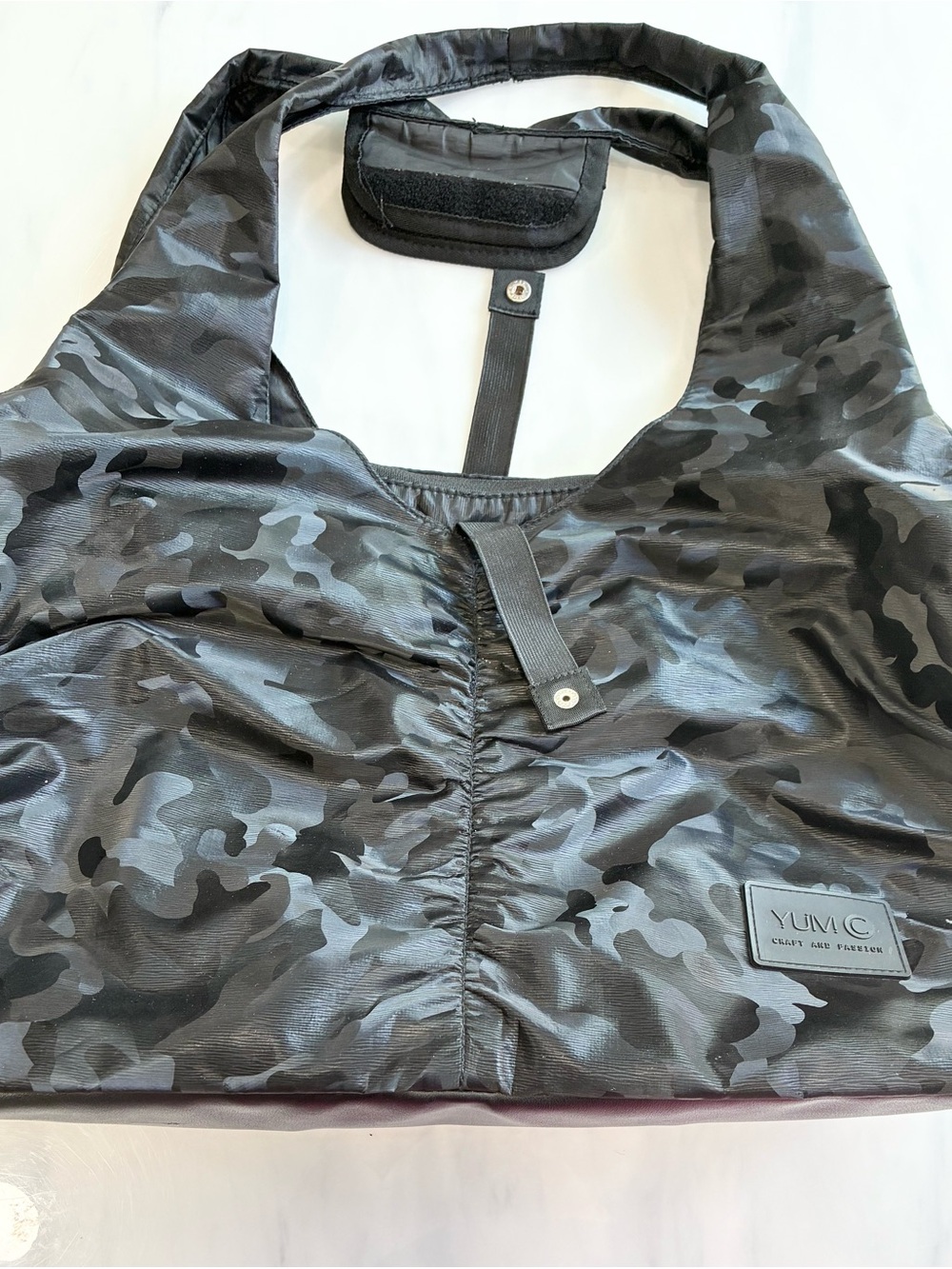 Black Camo Women’s Travel Duffel Bag